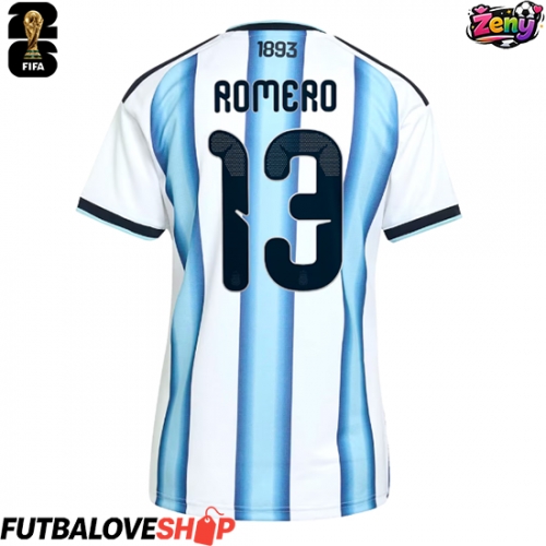 Dres Argentína Cristian Romero #13 Domáci pre Ženy MS 2026 Krátky Rukáv
